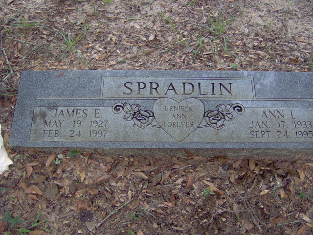 Headstone for Spradlin, Ann L.